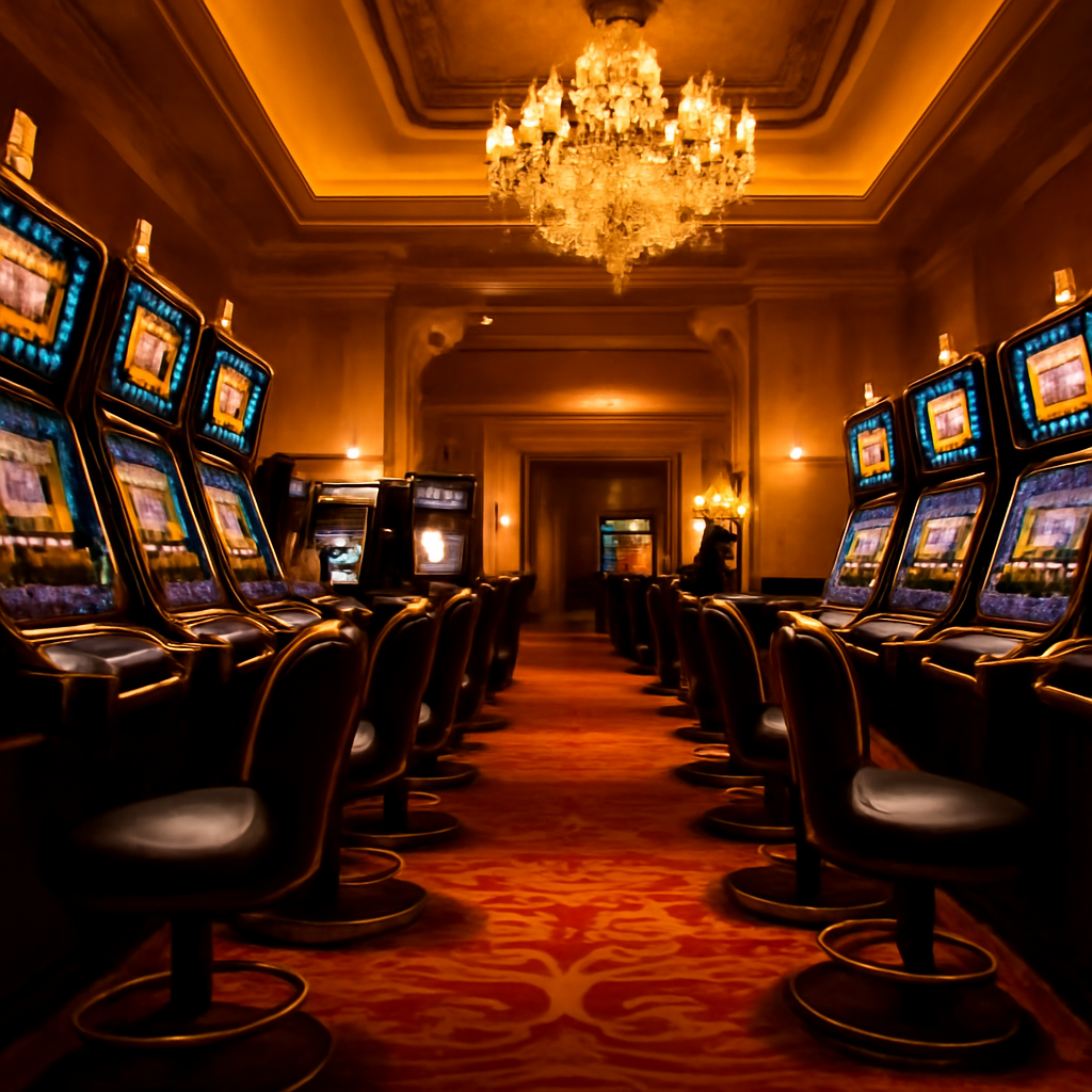 Luxurious BitStarz casino interior vibe